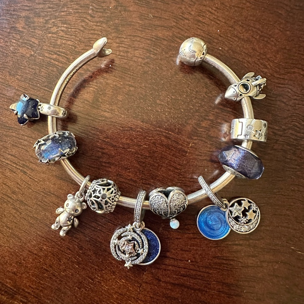 Pandora Celestial Charm Bracelet Set 🌙💫🌌